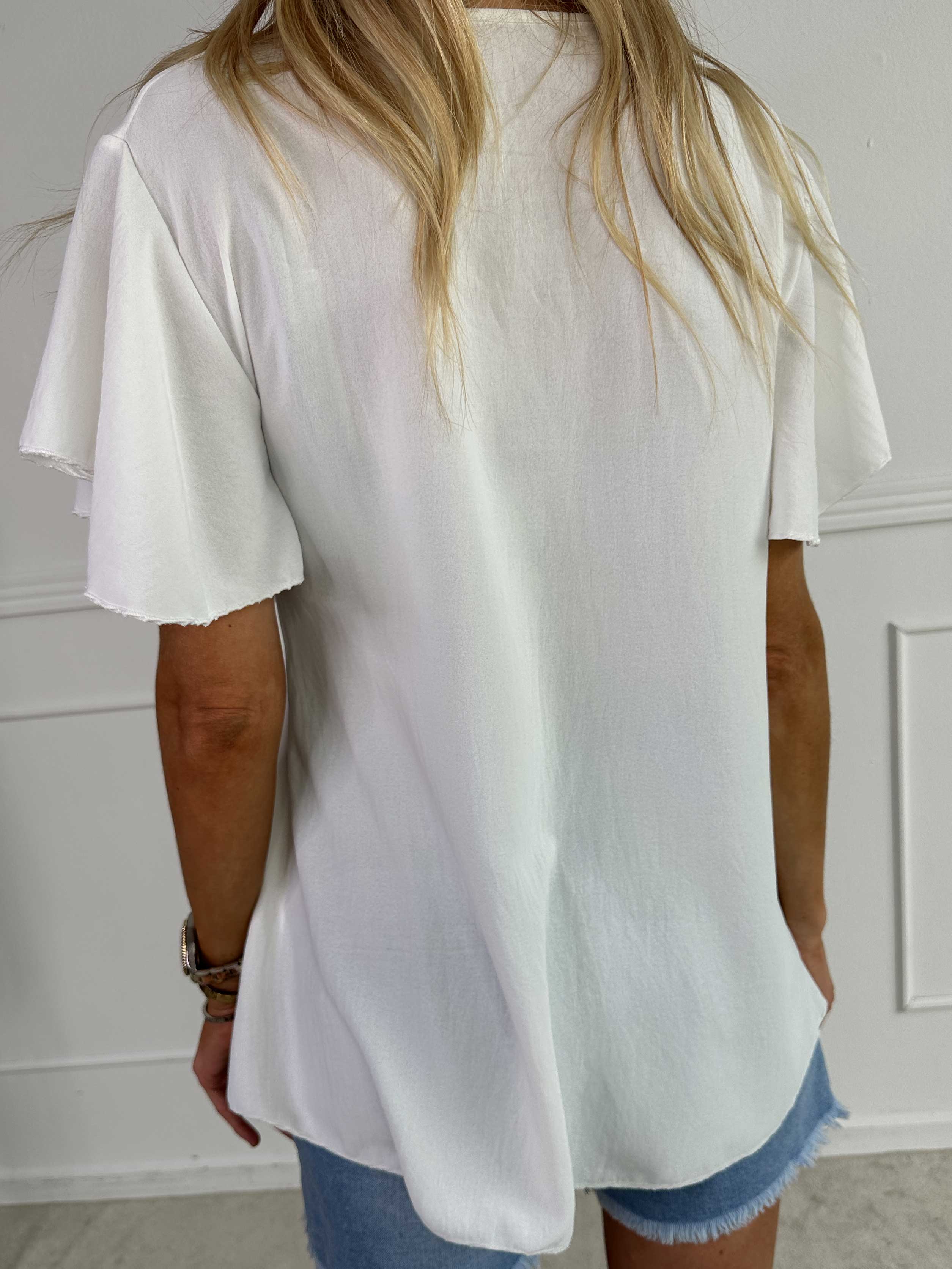 Jenny - Tunika med omlott i viskosblandning